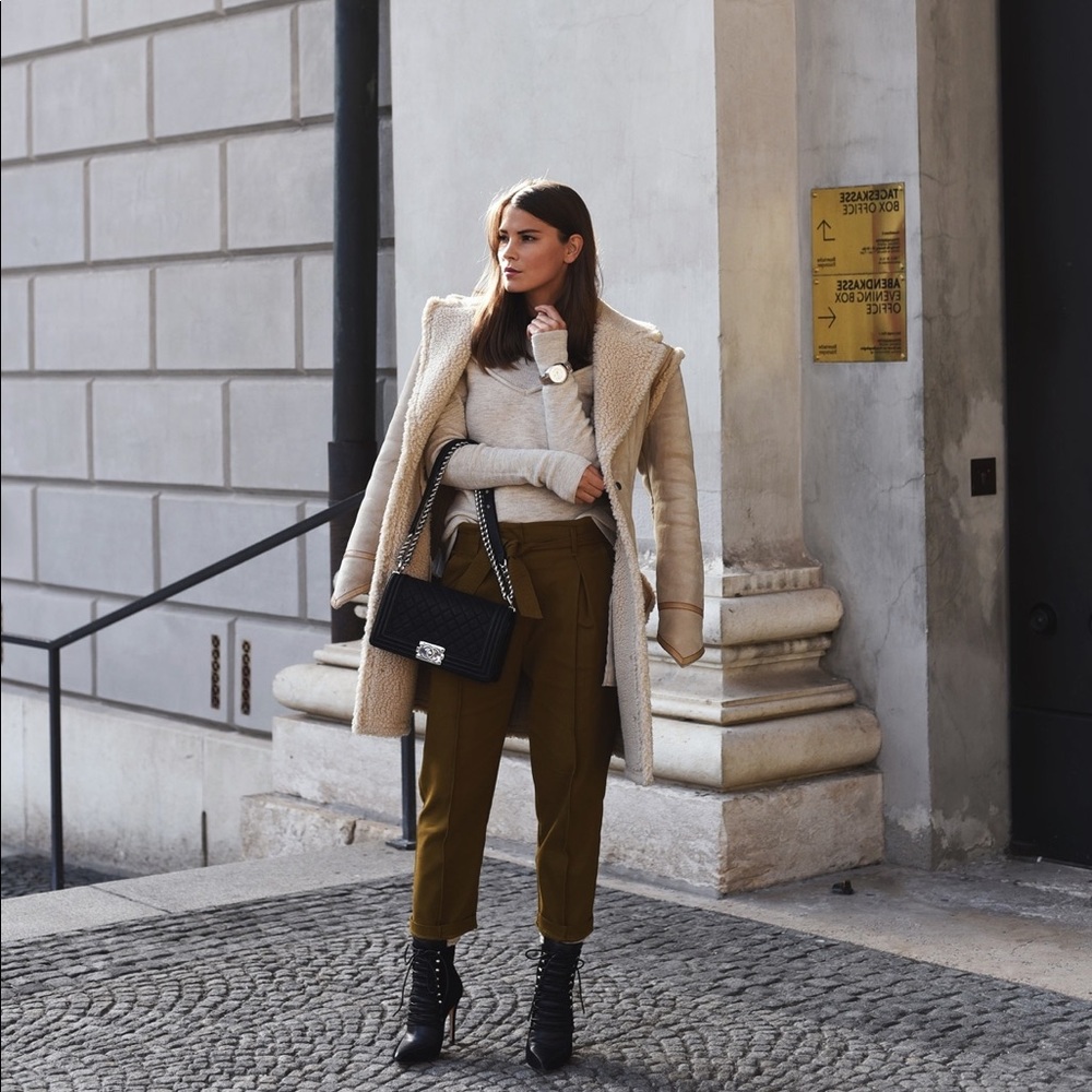 BESTSELLER Runway H&M Studio AW Suede Leather coat